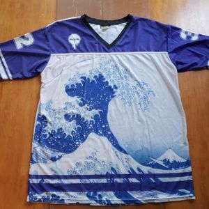 Blackmilk Clothing Great Wave Touchdown